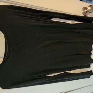 Black Long Sleeve Top